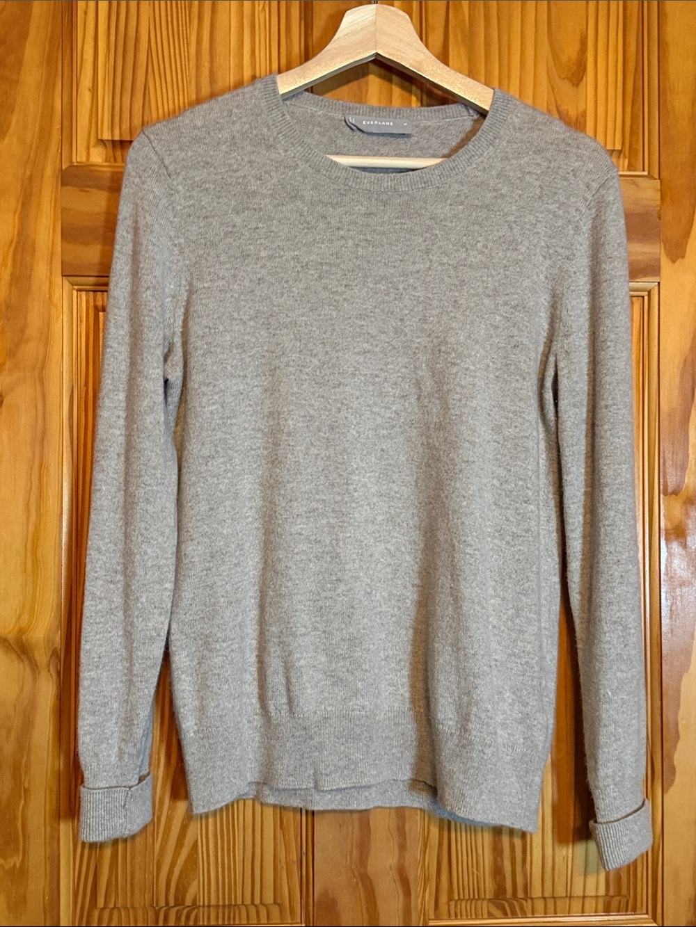 Everlane Taupe Crewneck Sweater